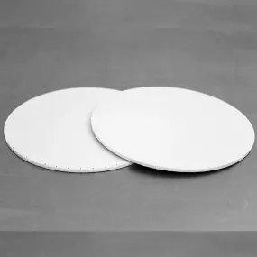 11in Round Masonite Cake Board - White