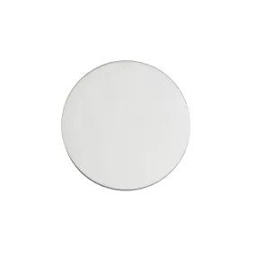 5" Silver Round, 0.08" Thin Cake Board