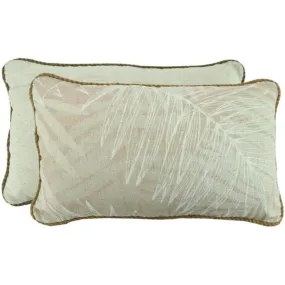 A Fern Hand Lin Cushion - 30cm x 50cm