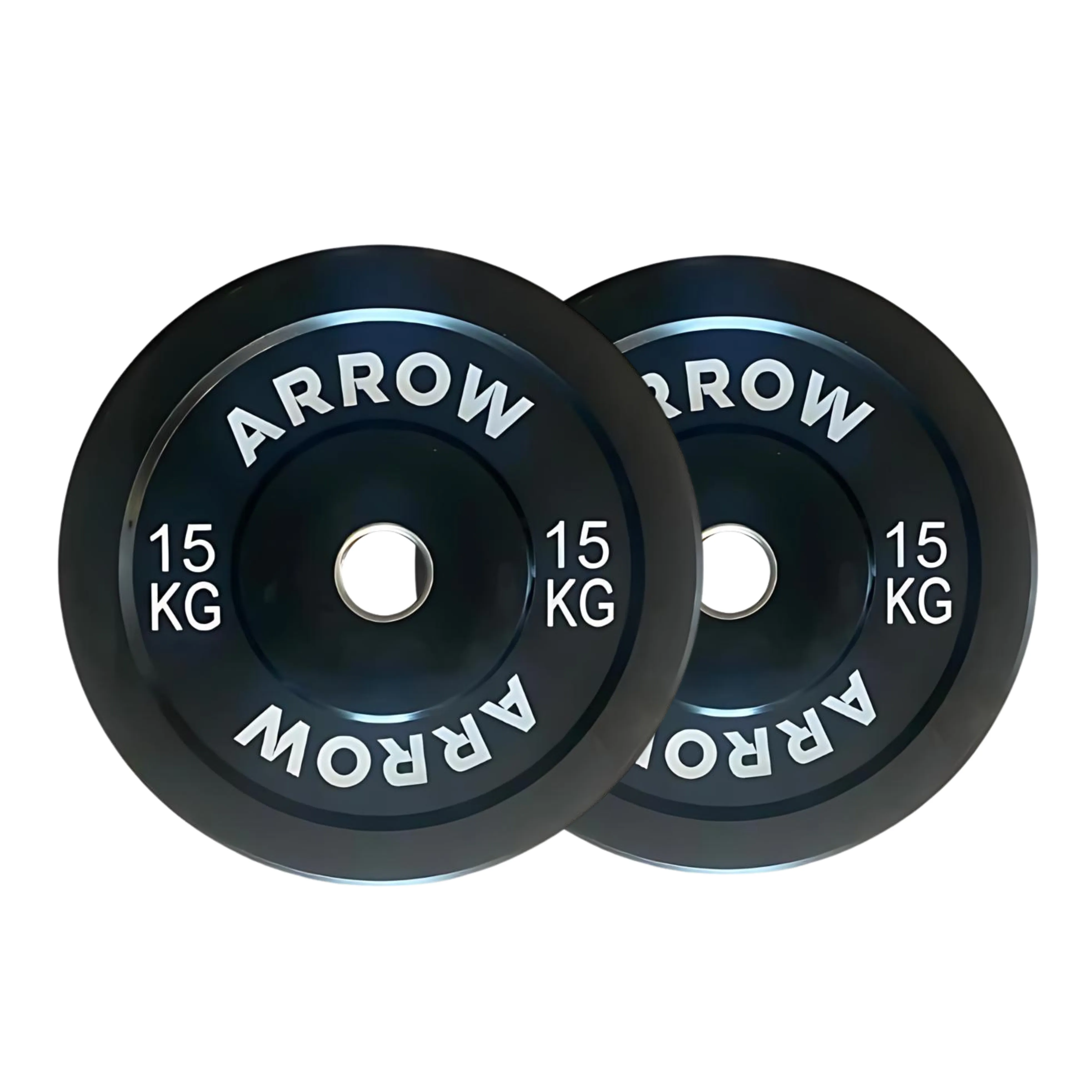 ARROW Pro 15kg Bumper Weight Plate Pair