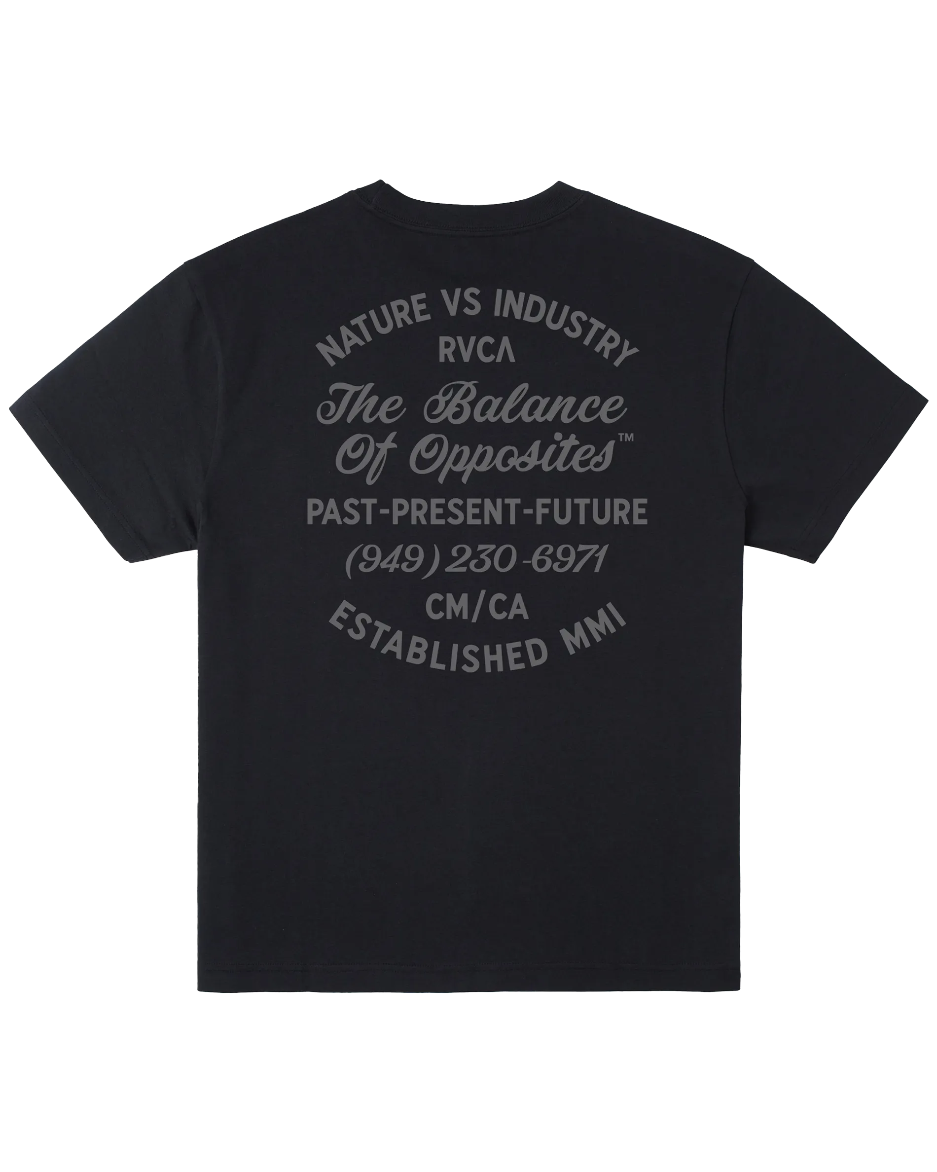 Balance Cafe T-Shirt in Black