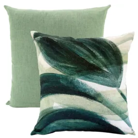 Beyond Be-Leaf Linen Cushion - 50cm x 50cm