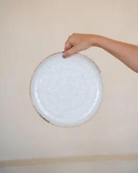 Big Plate Wooden Pearl