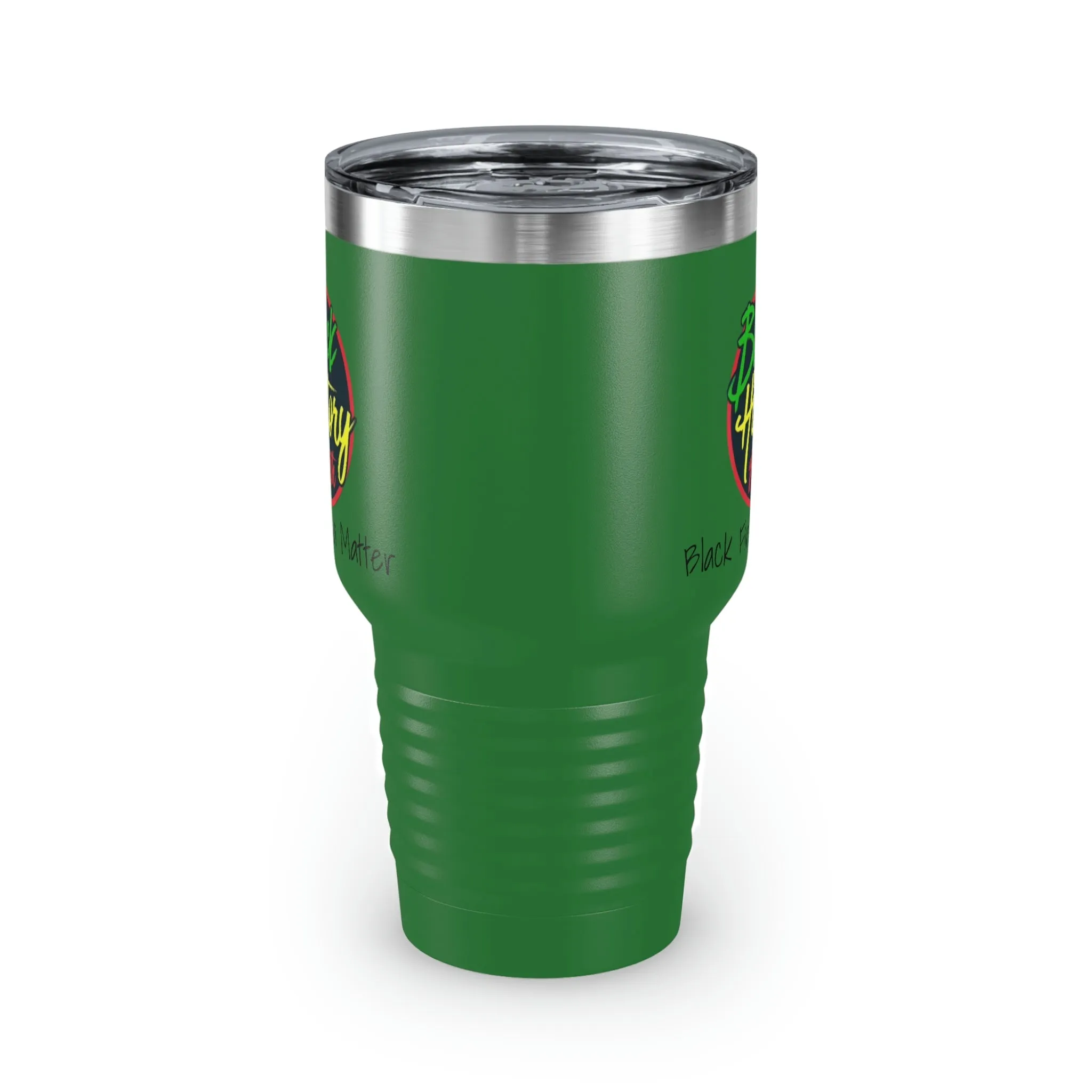 Black Firemen Matter Ringneck Tumbler, 30oz