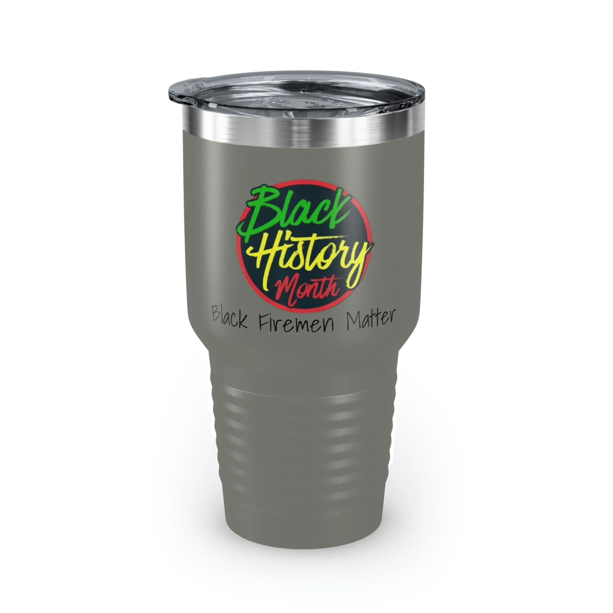 Black Firemen Matter Ringneck Tumbler, 30oz