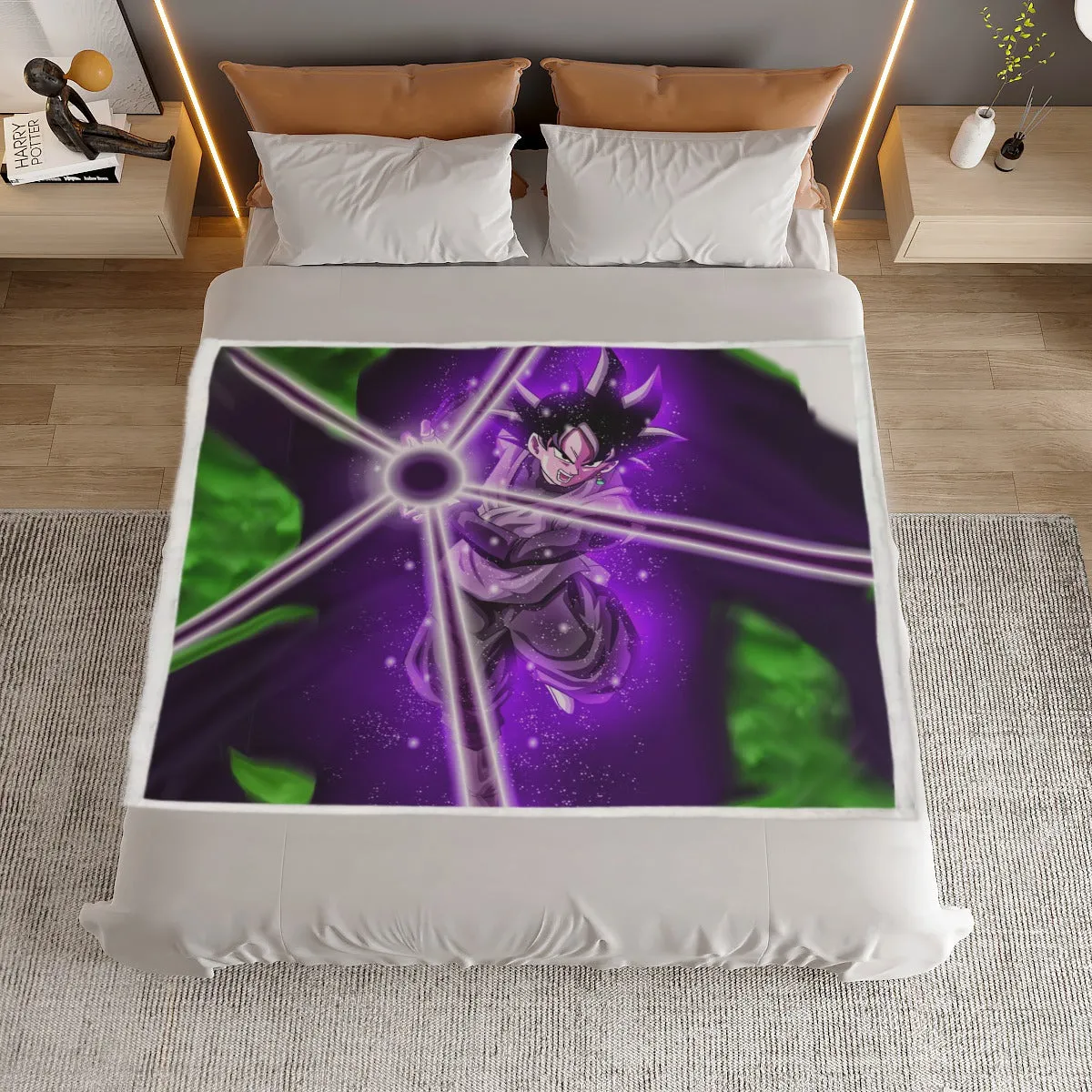 Black Goku Performs Black Power Ball attack  Dragon Ball Super Household Warm Blanket