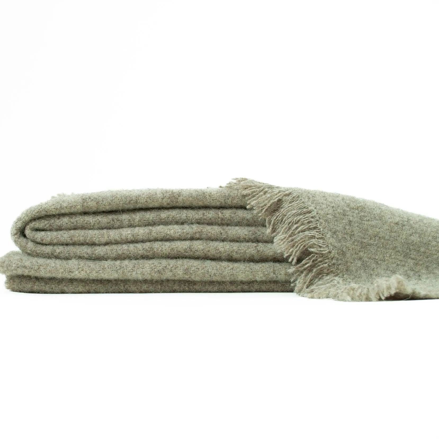 Brown Sheep Wool Blanket – Heavy & Thick Soft Warm Throw Blanket