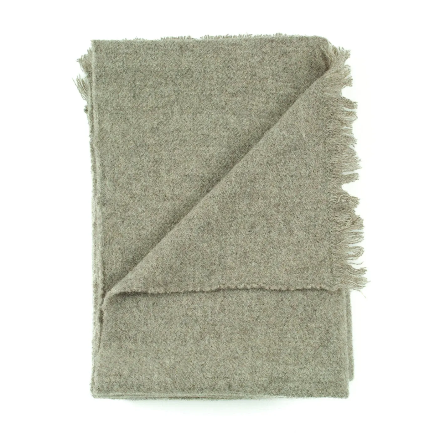 Brown Sheep Wool Blanket – Heavy & Thick Soft Warm Throw Blanket