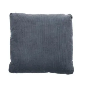 Brumby Cord Cushion 50x50cm Steel Blue#