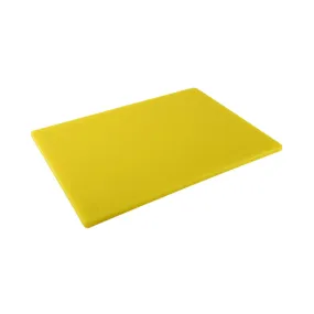 CAC China CBPH-1218Y Cutting Board PE Yellow 18x12" Case of 6 Pcs