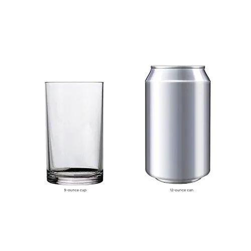 Classic 9-ounce Premium Quality Plastic Tumblers | set of 6 Clear