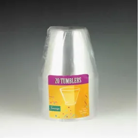 Clear Plastic Tumblers 9oz (20ct)