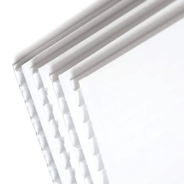 Correx Boards (A4, A3 or A2) Pack of 20 (5mm) White