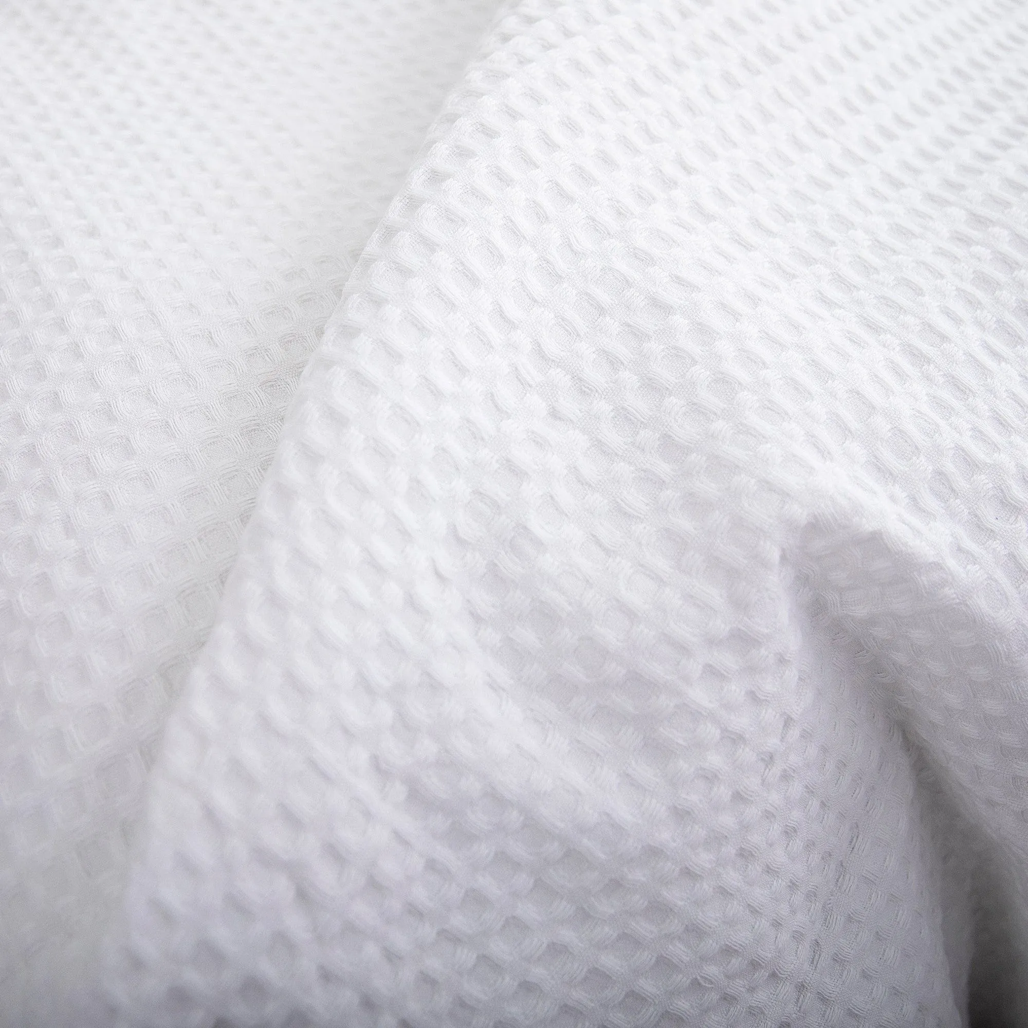 Cotton Waffle Weave Duvet Cover Set