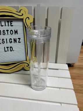 Custom Personalized Clear 16oz Tall Tumblers