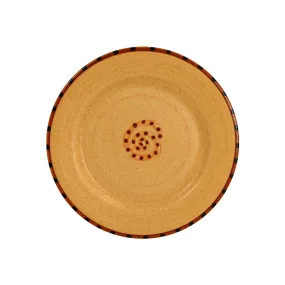 Dinner Plate Set - Set of 4 - Brown & Burnt Orange | Aurora