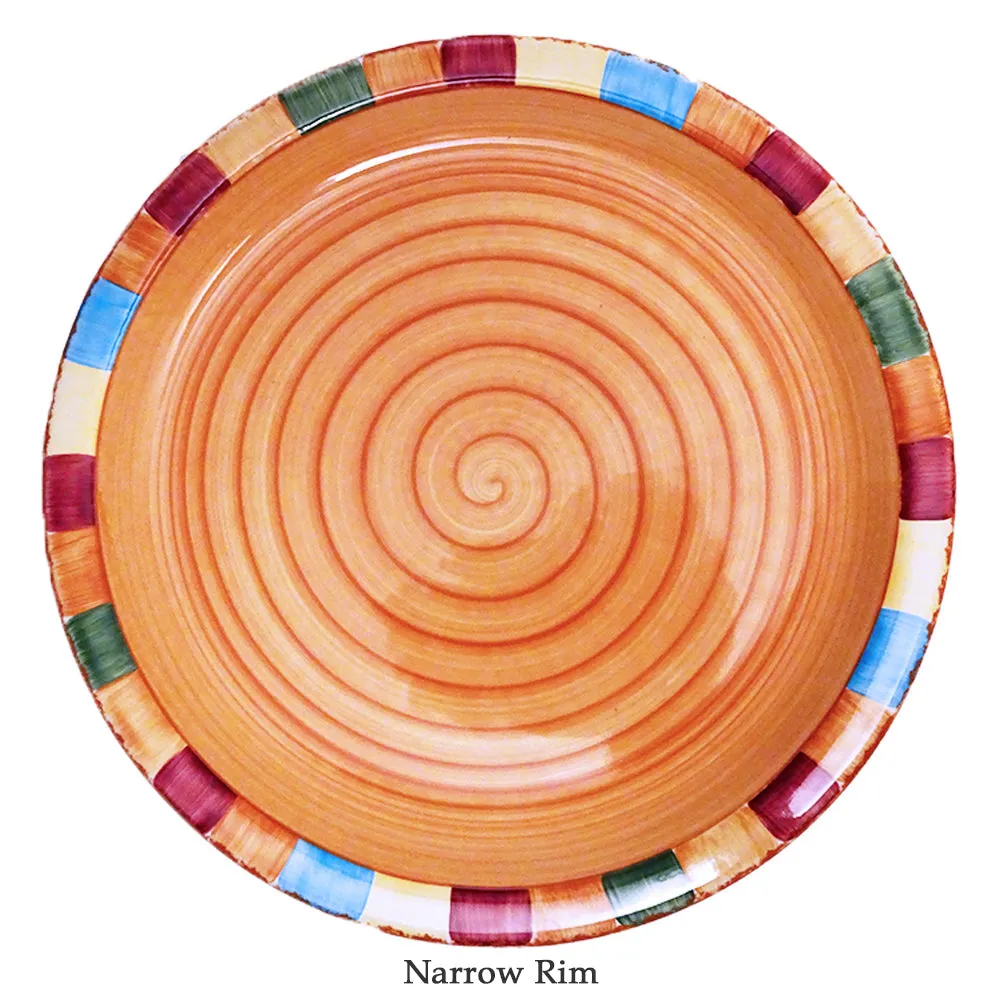 Dinner Plate Set - Set of 4 - Colorful Striped | Serape