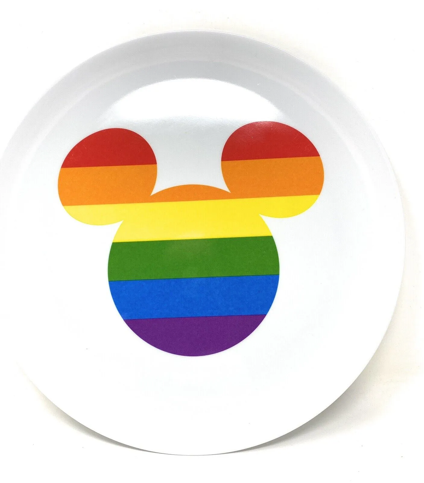 Disney Mickey Mouse Set 4 Rainbow Plates Funko