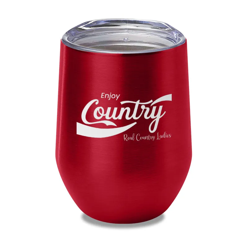 Enjoy Country Laser Etched Tumbler