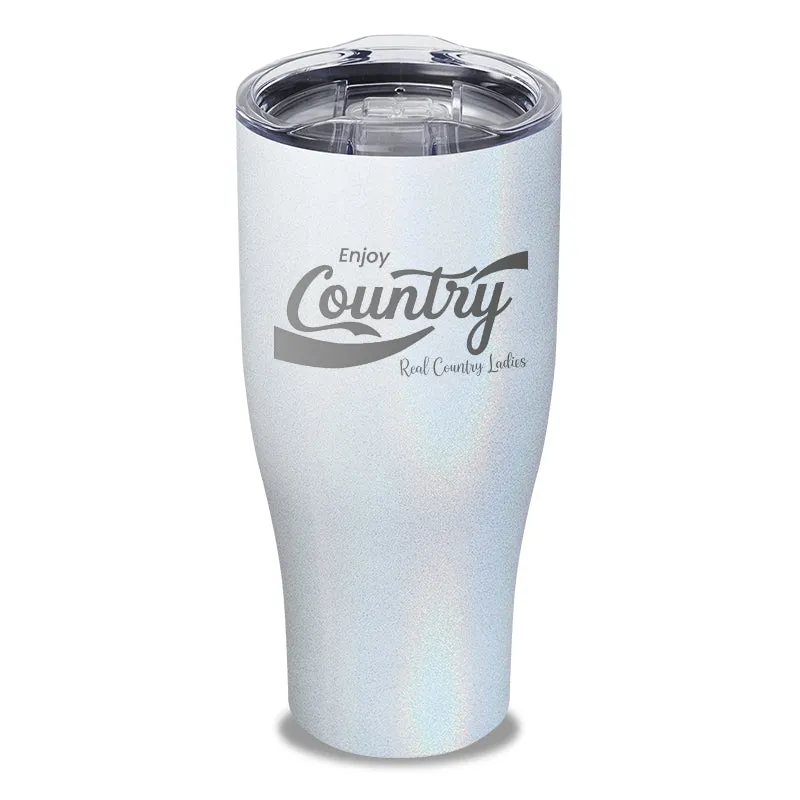 Enjoy Country Laser Etched Tumbler