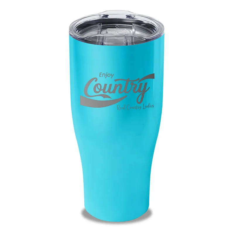 Enjoy Country Laser Etched Tumbler