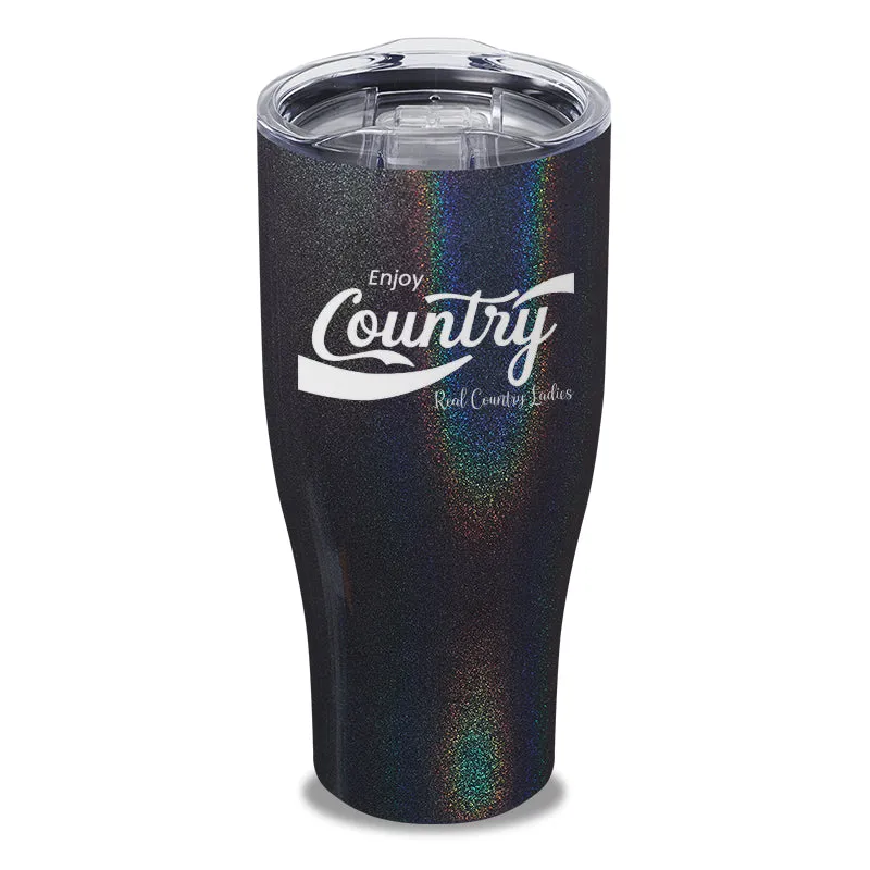 Enjoy Country Laser Etched Tumbler