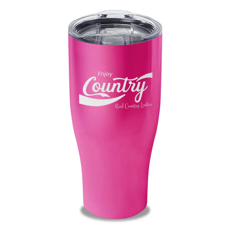 Enjoy Country Laser Etched Tumbler