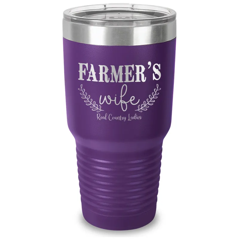 Farmer's Wife Laser Etched Tumbler