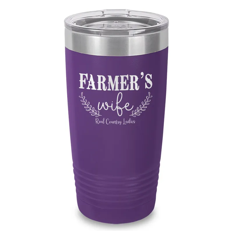 Farmer's Wife Laser Etched Tumbler