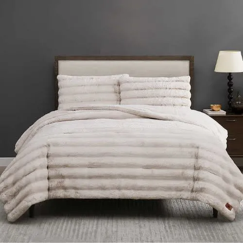 Frye 3-Piece Soft Plush Comforter Set - King