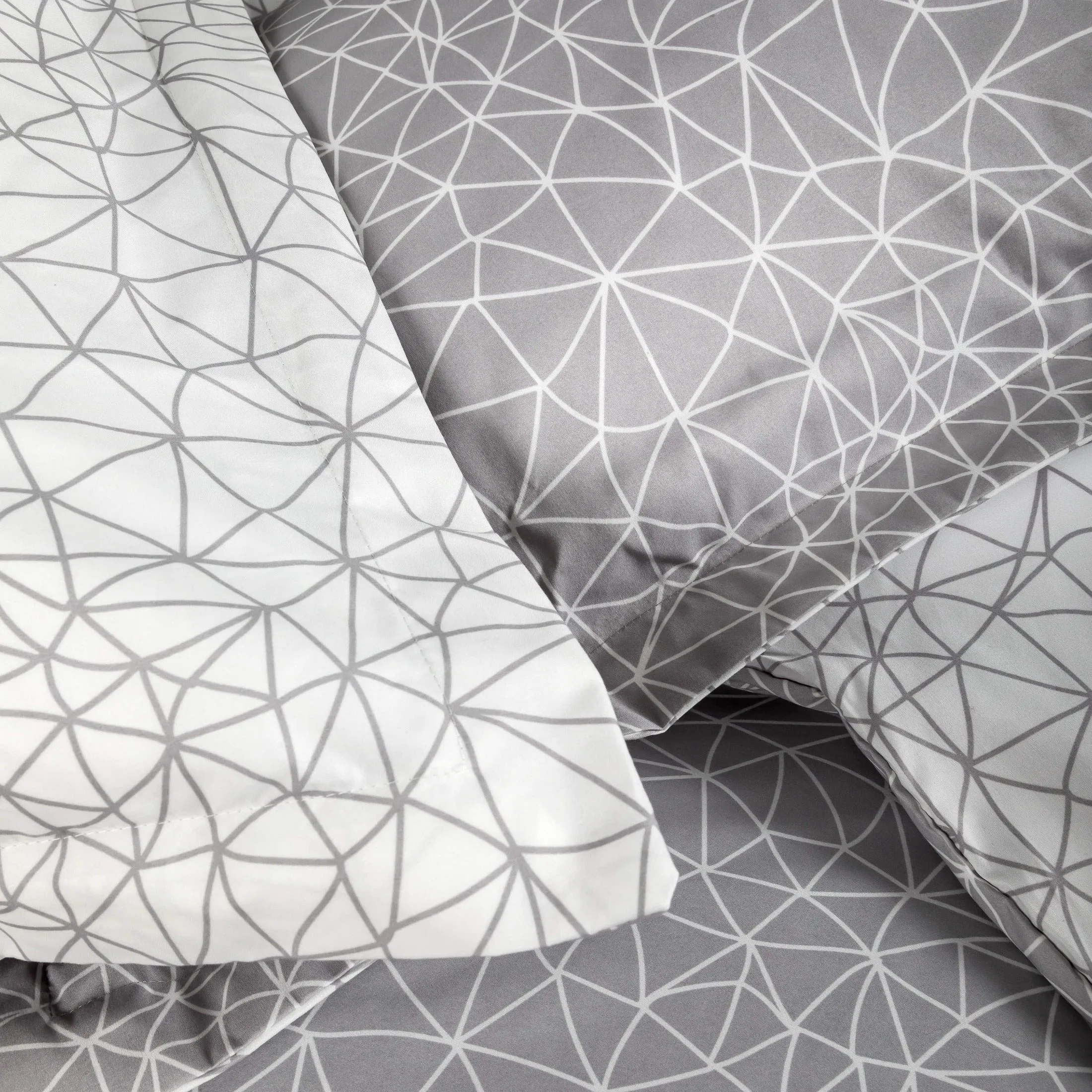 Geometric Maze Reversible Duvet Cover Set