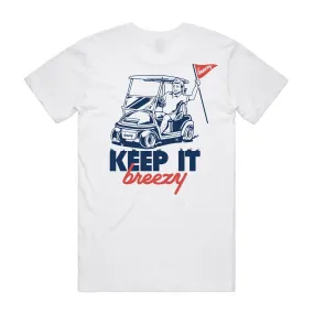 Keep It Breezy T Shirt White