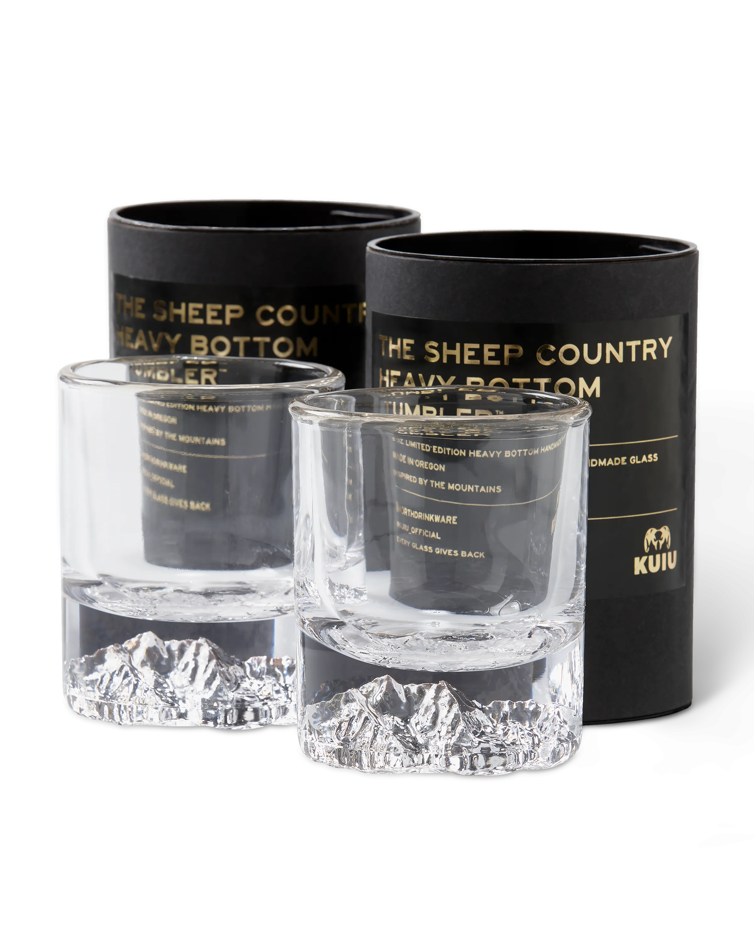 KUIU Sheep Country Heavy Bottom Tumbler Set | Clear