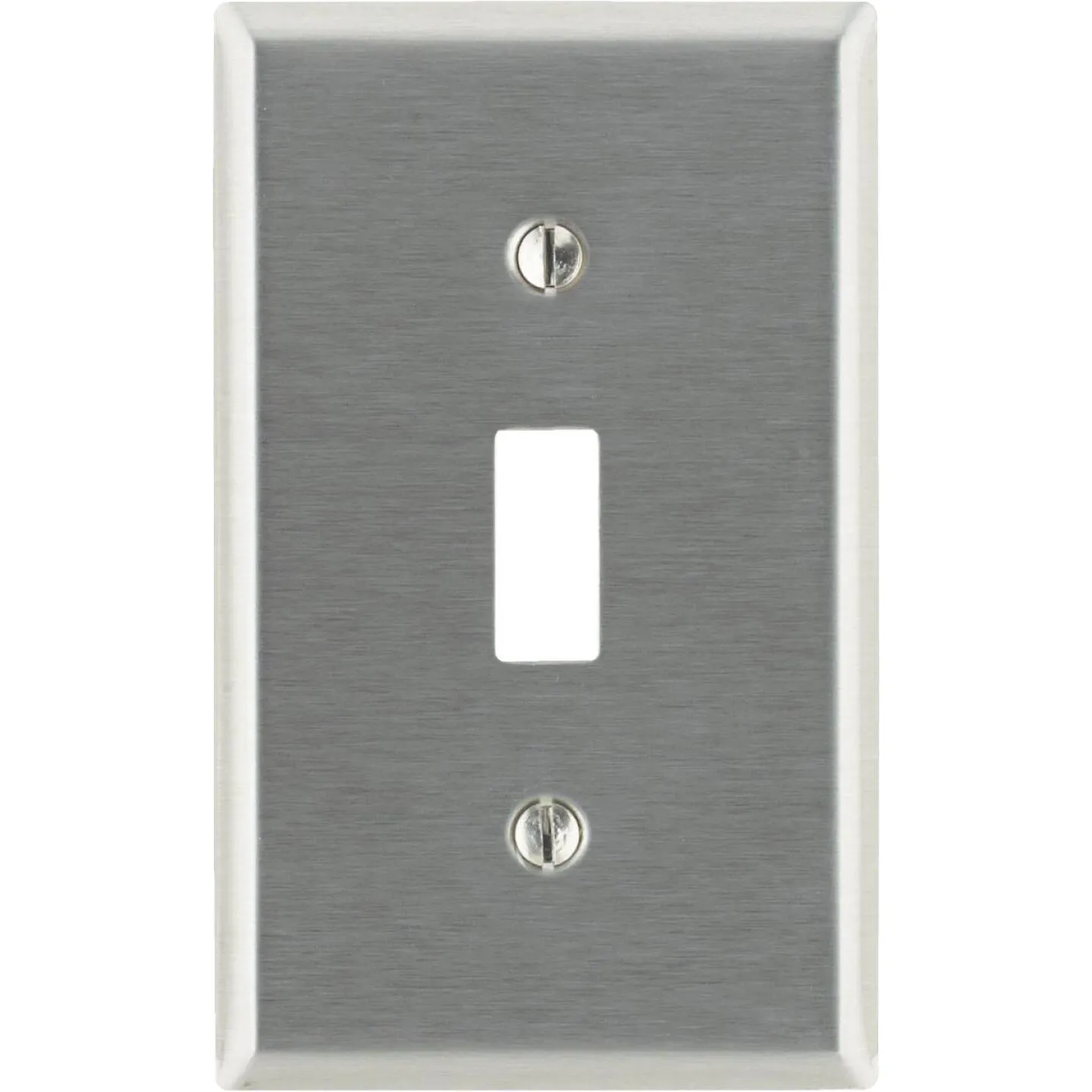 Leviton 1-Gang Stainless Steel Toggle Switch Wall Plate