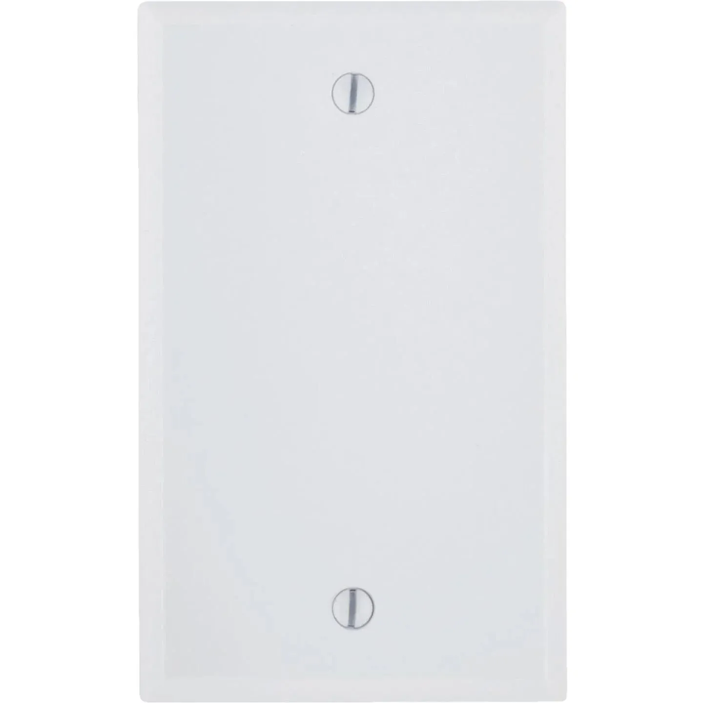 Leviton 1-Gang Standard Thermoset Blank Wall Plate, White