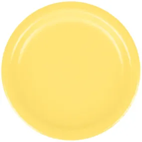 Light Yellow Round Lunch Dessert Plates 7" | 24ct