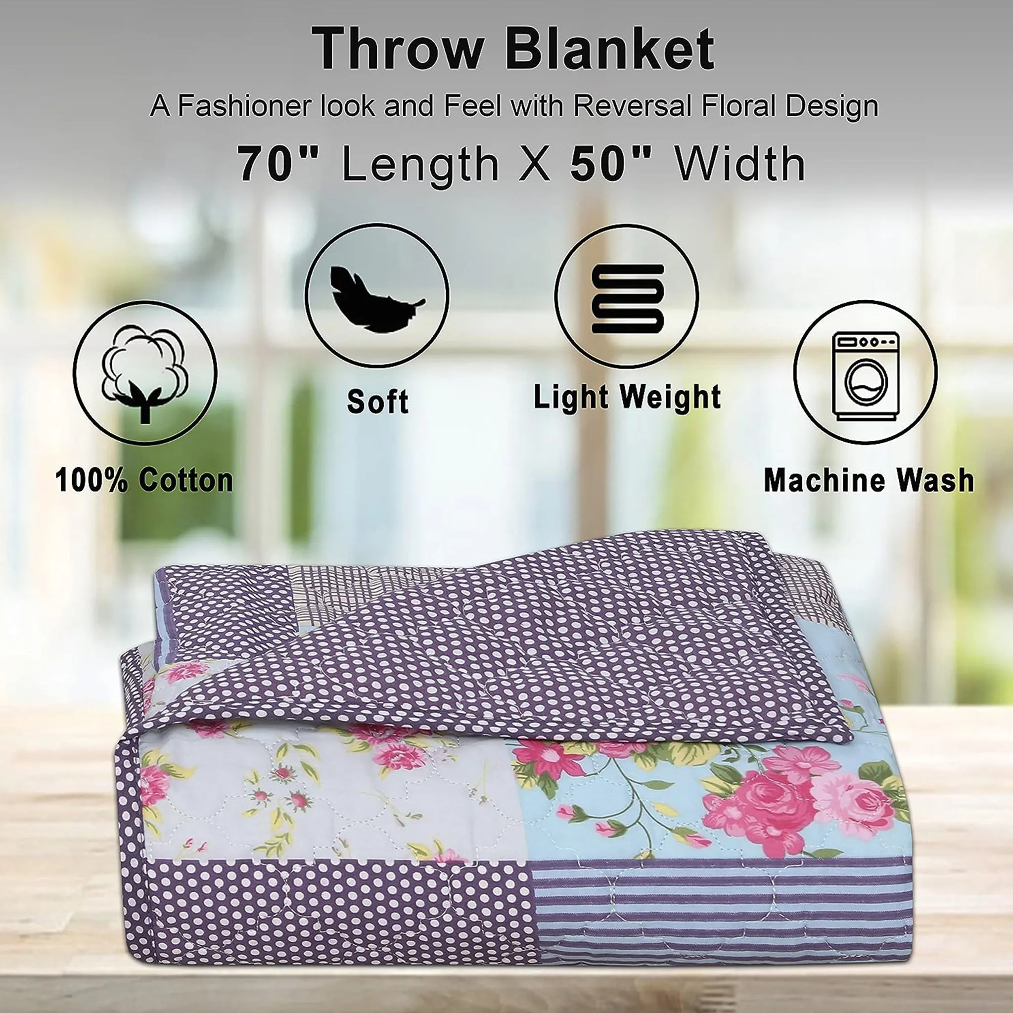 Luxury Throw Blanket for Sofa Couch & Bed