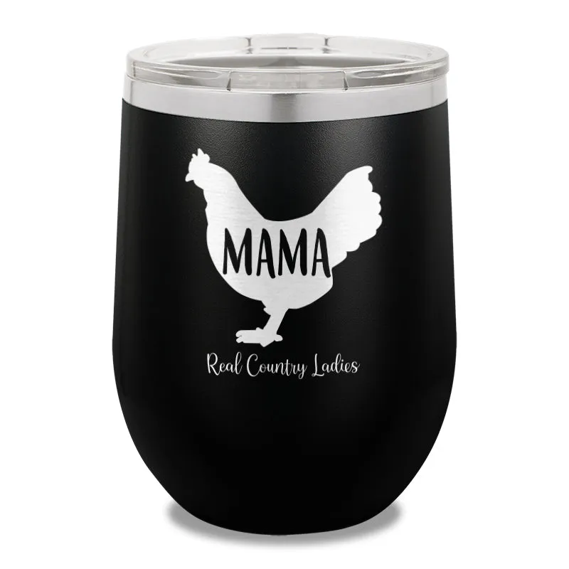 Mama Hen 12oz Stemless Wine Cup