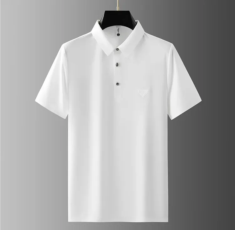 Men's Seamless No-Iron Stretch Polo: Effortless Style, Wrinkle-Free Confidence