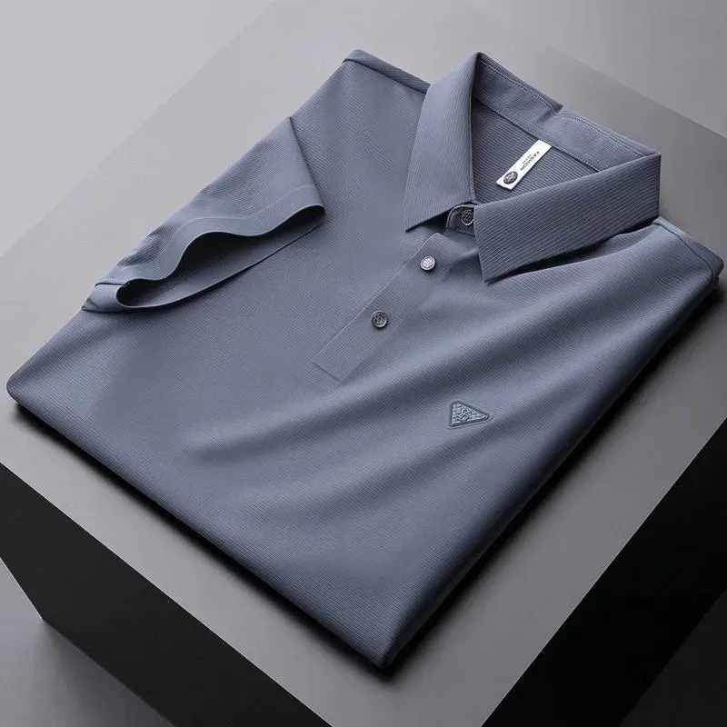 Men's Seamless No-Iron Stretch Polo: Effortless Style, Wrinkle-Free Confidence