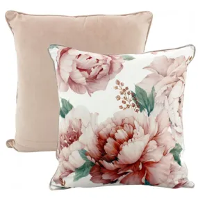 My Finest Flower Velvet Cushion - 50cm x 50cm