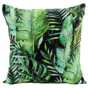 Night Jungle Linen Cushion - 50cm