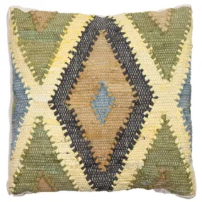 Olive Woven Cushion - 50cm x 50cm x 10cm