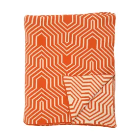 Orange Arrows Throw