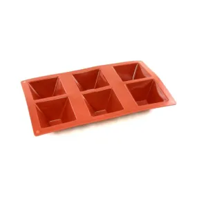 Paderno Flexible Non-Stick Baking Mould -  Pyramid 70 x 40mm