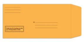 Preprinted License Plate Envelopes with Self Seal Closure - 13" x 6-1/2", Perfect Fit for Standard Plates - Durable and Secure for Transit and Storage