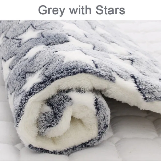 Puppy Blankets/Cosy Calming Pet Blanket/Cosy Calming Pet Blanket Coffe With Footprint/Puppy Blankets for cranes/best Puppy Blankets/