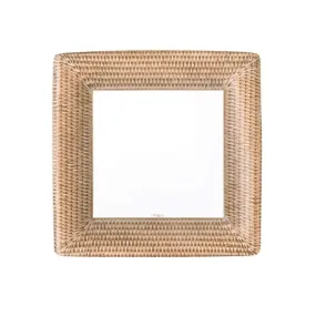 RATTAN SQUARE SALAD/DESSERT PAPER PLATES