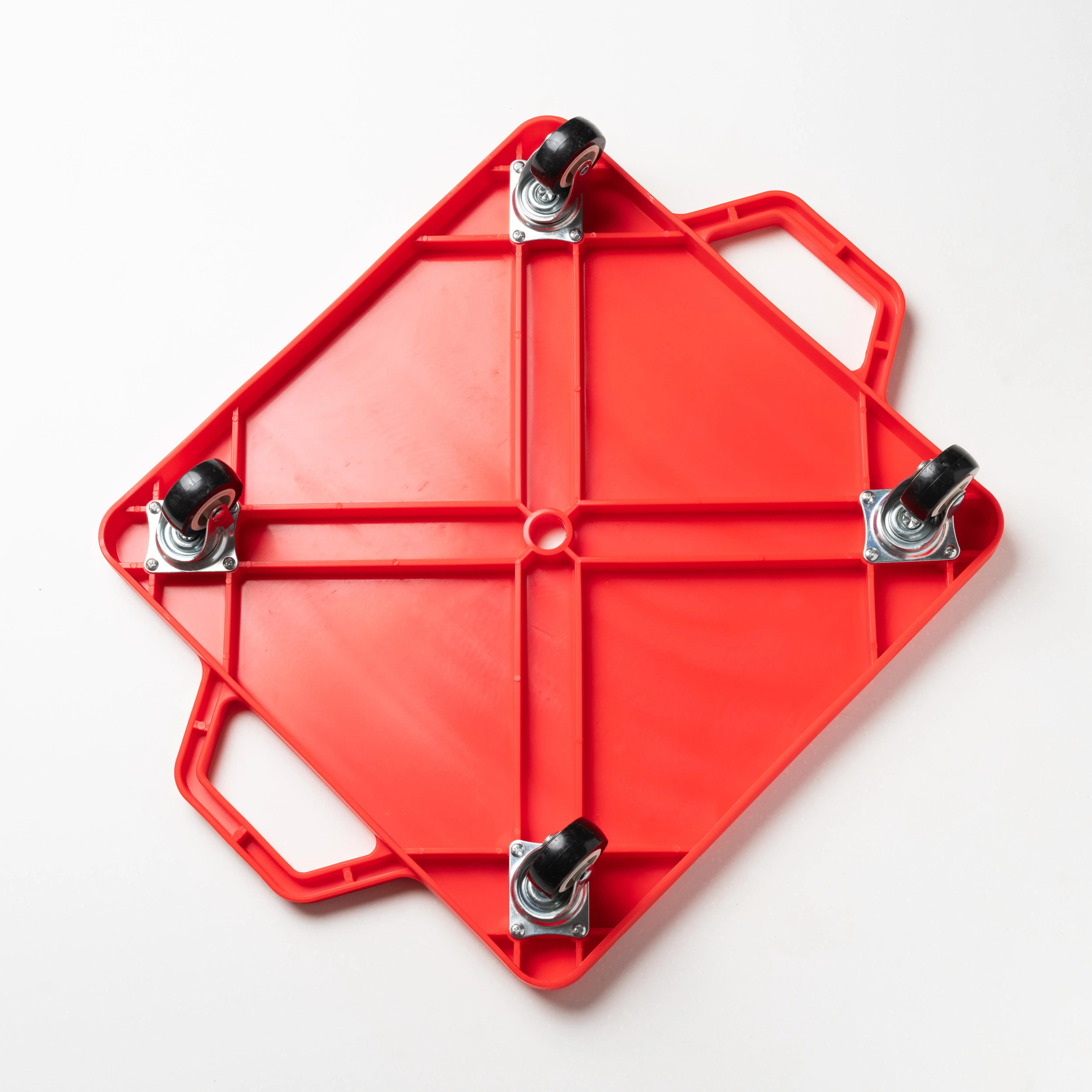 RED Sturdy Moulded Plastic Scooter Board (Large/Red)