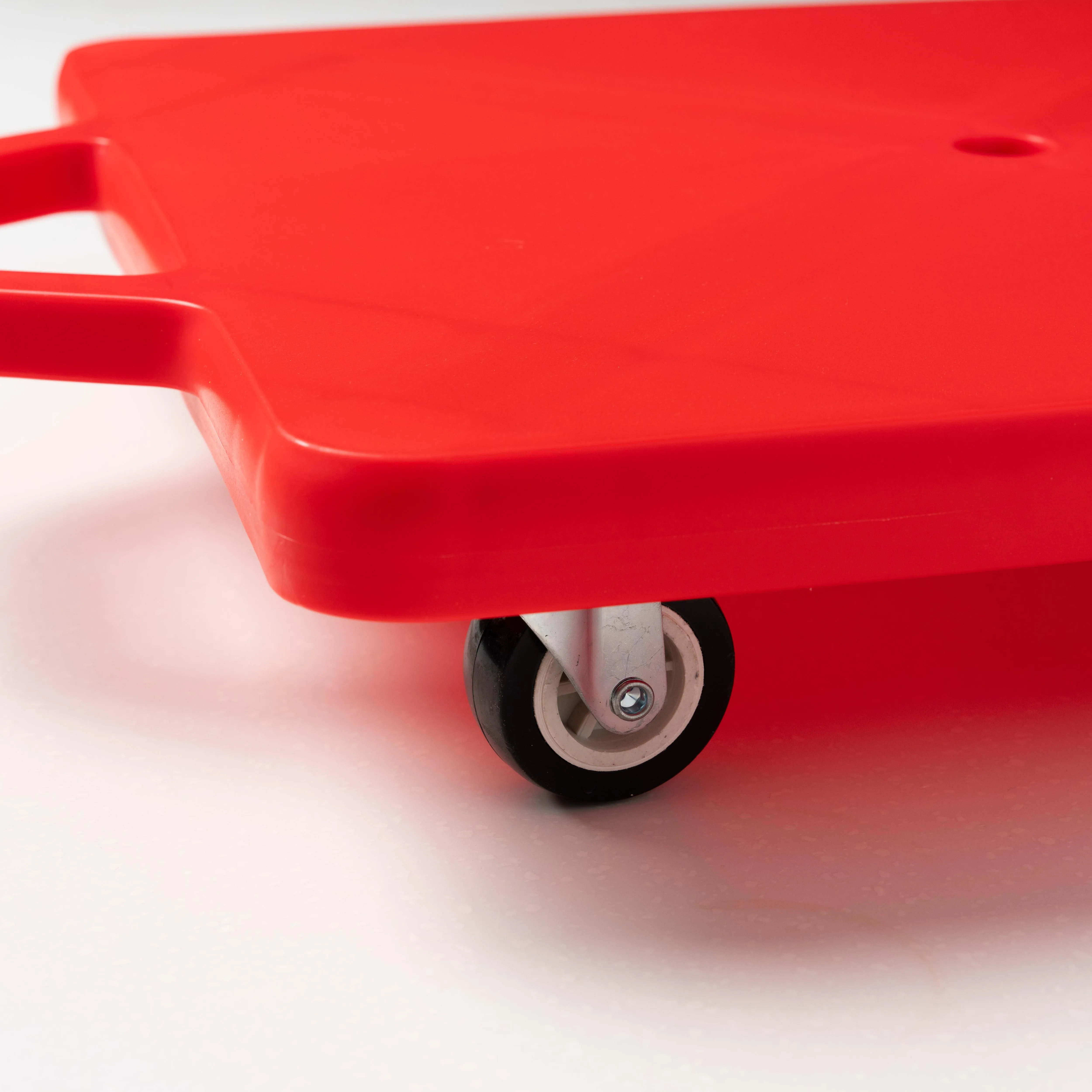 RED Sturdy Moulded Plastic Scooter Board (Large/Red)